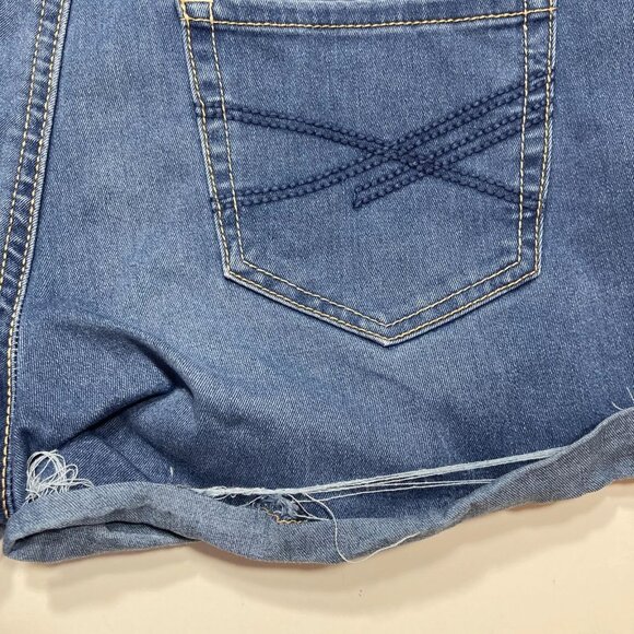 Aeropostale High Waisted Shorty Denim Jean Shorts Size 2 - Picture 6 of 12
